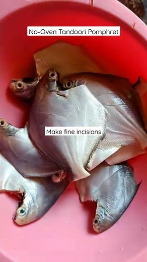 How to make Tandoori Fish | Tandoori Pomfret #shorts #tandoori #tandooripomfret #pomfret #nooven