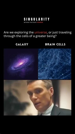 The Singularity on Instagram: "The universe and the human body share a mysterious connection that fascinates both scientists and philosophers. When we compare the cosmic web of galaxies to the neural network of the brain, the similarities are striking. Both form intricate patterns of interconnected nodes, where energy and information flow through complex pathways, revealing a universal design between mind and cosmos. In the vast universe structure, galaxies are linked by invisible filaments of d