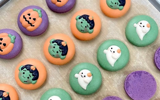 【Sugar Bean】2022万圣节快乐~｜马卡龙系列第一弹｜Happy Halloween Macaron Series 1. 2022