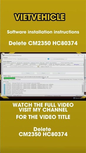 Delete CM2350 HC80374 | VIETVehicle