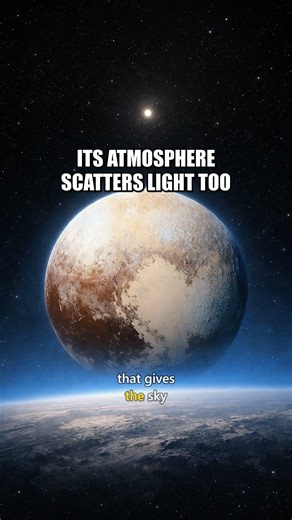 Pluto Has Blue Skies at the Edge of the Solar System...