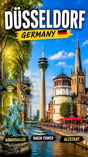 Düsseldorf's Hidden Gems You've Never Seen #travel #germany #4k #NRW #deutschland