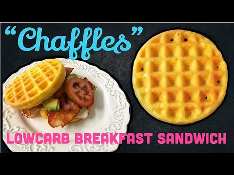 Lowcarb Chaffle Breakfast Sandwich | Easy Chaffle Recipe