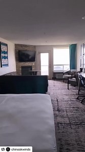 1.8K views · 64 reactions | Your next getaway is a click away! Room: Oceanfront Balcony Jr Suite Book Now: https://www.chinookwindscasino.com/lodging/ | Chinook Winds Casino Resort | Facebook