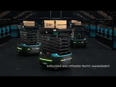 UnboxSort - Swarm robotics-powered vertical parcel sorting and order consolidation solution.
