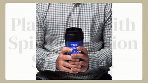 Custom Insulated Stainless Steel Travel Mugs 16 oz. Set of 10, Personalized Bulk Pack - Perfect for Iced Coffee, Soda, Other Hot & Cold Beverages - Stainless Steel