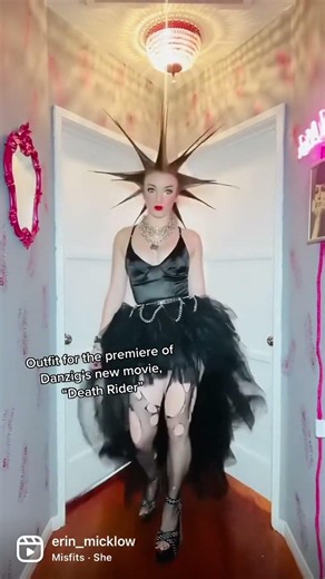 Outfit for the premiere of Danzig’s new movie, “Death Rider in the House of Vampires” #misfits
