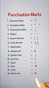Punctuation Marks 👨‍🏫 🔥 #english #education #punctuationmarks