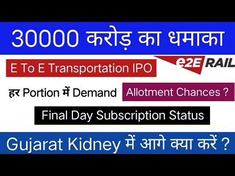 E To E Transportation IPO GMP | Day 3 Subscription Status | Allotment Chances ?