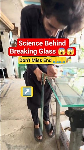 🔥 Satisfying Sound of Shattering Glass!Breaking Glass Panel