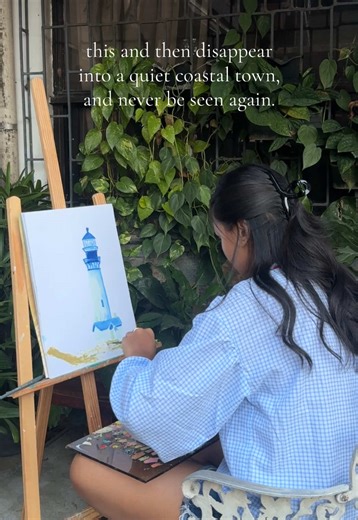 Escape to a New Life: Oil Painting & Coastal Dreams
