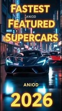 📌 The Fastest and Most Spectacular Supercars of 2026 🚀 | Future Car Technology Revealed!