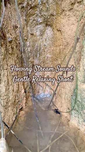 Flowing stream sounds - Gentle relaxing short