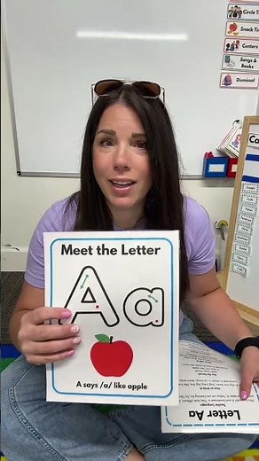 I made two different vowel options in the Meet the Letters pack so you can use what makes the most