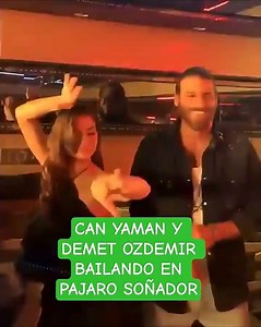 CAN YAMAN Y DEMET OZDEMIR BAILANDO EN PAJARO SOÑADOR #seriesturcas