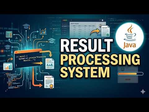 Result Processing System | Java Swing + JDBC + Supabase