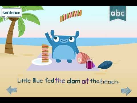 Endless reader "beach" (with text and narration)