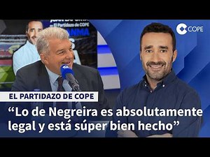 Entrevista Laporta: “Lo de Negreira es absolutamente legal y está bien hecho" | El Partidazo de COPE