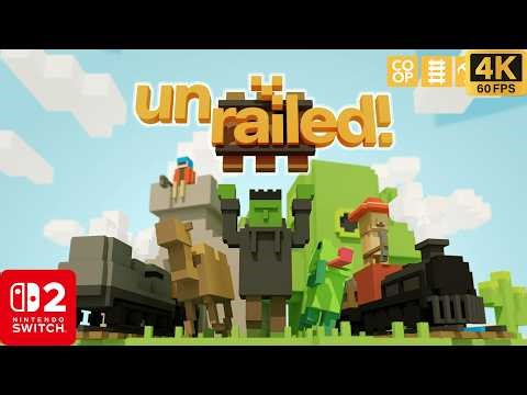 Unrailed! Gameplay on Nintendo Switch 2 - 4K Walkthrough (No Commentary)