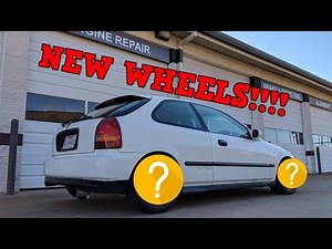 My EK Hatch NEW wheel setup is AMAZING!!!