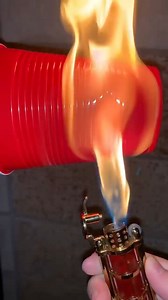 Lighters vs Plastic Cup 🫗 | LUXE Lighter