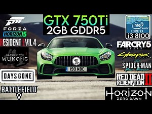 GTX 750 Ti + I3 8100 & 16GB Ram - Test In 10 Games In 2024 !