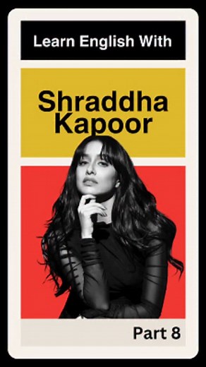 4.2K views · 4.3K reactions | Are you a versatile person? 邏 Learn English with Shraddha Kapoor | WordCraft Academy | Facebook