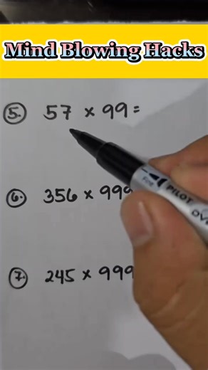 Math Mind Blowing Hacks Part 2 #mathematicstutorial | Mathematics Tutorial