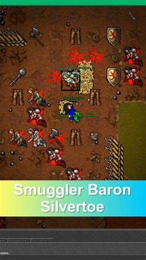 Tibia - Smuggler Baron Silvertoe - #tibia #tibia2025 #tibiabosses #tibiagame #tibiashorts #game