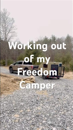 Working out of my Freedom Camper