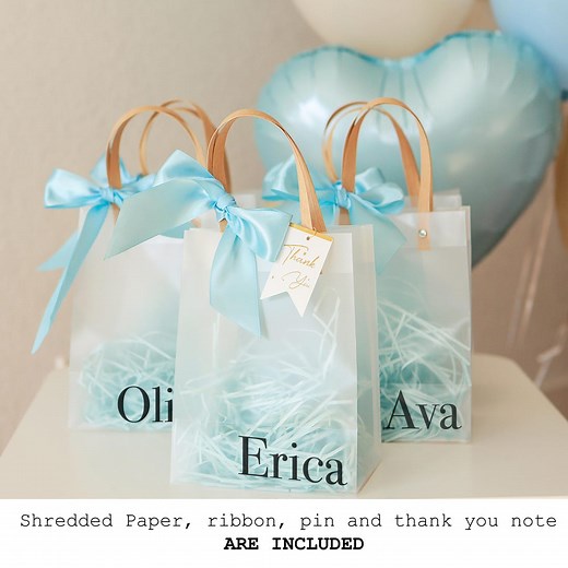 Custom Baby Shower Gift Bags, Personalised Gift Bag, Baby Shower Favor Bags, Baby Shower Welcome Bag, Custom Baby Shower Guests Bags - Etsy
