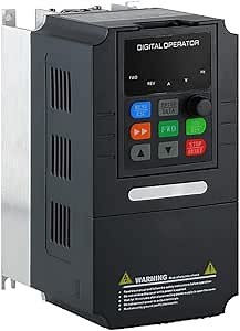 ATO 3 hp (2.2 kW) 220V Three Phase VFD Inverter, AC 3 Phase 220V Input Output VFD Variable Frequency Drive, for Spindle Motor Speed Control (220)