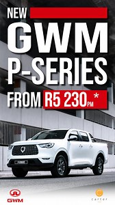 From R5 230pm. Get a NEW P Series with Carter GWM! 🤩 Simply click on the "learn more" button below. Ts & Cs apply. | Carter