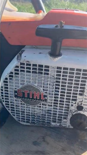 Stihl 045 second start after rebuild part 2
