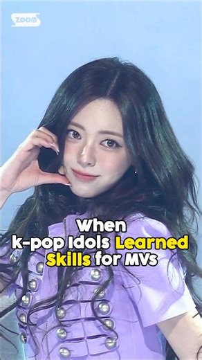 When k-pop idols learned skills for music videos #kpop #shorts #fypシ #aespa