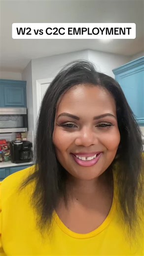 Here’s the difference between a W-2 versus C2C employment. #retirecute #sixfigures #atlanta #techtok #scrumtraining #agilecoach #agile #sdlc #techrecruiting #scrum #techinterview #productowner #pmp #projectmanagement