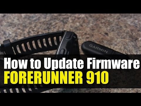 Garmin Forerunner 910XT - How to Update Firmware