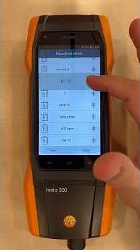 testo 300 - Ölçümü başlatma ve ekran düzeni