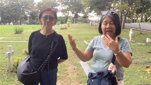 VIDEO. ABOUT Last Saturday , Nov 8, 2025 at the resting place of Our DEAREST ATE GUY at LNMB. Cool to meet my Kababayans from Batangas and Illinois , Sis Kab Trining and Sis Kab Susan. I admire their GREAT FRIENDSHIP for 50 years . SaNA all. They’re also our Baby Boomer Co GUY and COCOY TRUE Advocates Since early years. Sis TRINING Lighted the most good scented 2 OSCAR DE LA RENTA Candles ( OSCAR DE LA RENTA is Ate Guy’s Favorite Perfume ) only for ATE GUY which she kept for decades and Prayed O