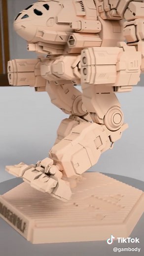 MWO Timber Wolf STL File For 3D Printing