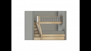 DIY Bunk Bed Build Plans: Twin XL Over Queen With Trundle & Storage Stairs - Etsy