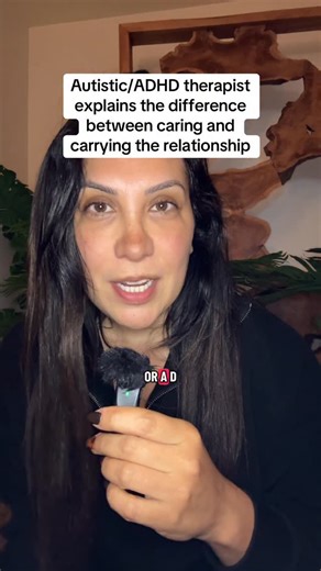 Natalia | Neuro-Affirmative Therapist on Instagram: "Neurodivergent nervous systems are wired for reciprocity, not guessing games. When you’re always the one fixing, soothing, apologizing, or explaining, your body never gets to feel shared safety, only survival mode. For a lot of us, that pattern started in childhood. We learned to keep the peace, read the room, and repair everything ourselves because no one ever modeled repair back to us. But healthy relationships aren’t 50/50 every day. They’r