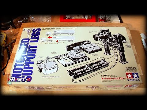 Unboxing the Tamiya Motorized Support Legs (For 1:14 scale Tractor Trailers)