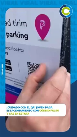 EjeCentral | ¡Cuidado con las estafas! Un joven denunció que sobrepusieron un código QR para descargar un app. En el video se muestra cómo quita el... | Instagram