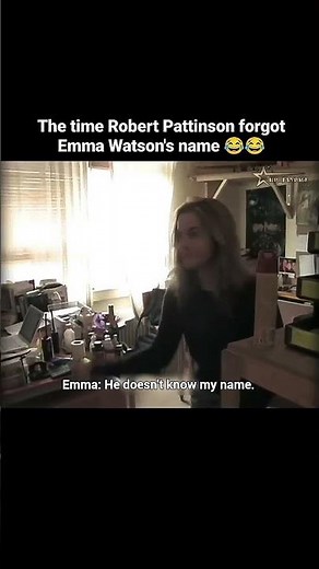 When Robert Pattinson Forgot a Harry Potter Legend 😂✨#emma Watson #Robert Pattinson