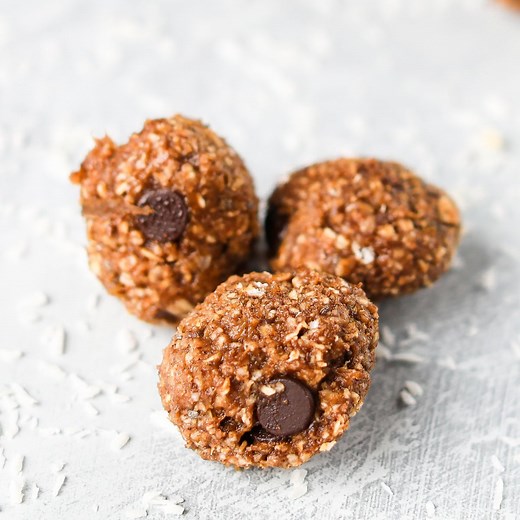 The Easiest Banana Protein Balls