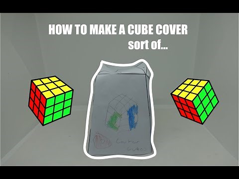 How To Make a Cube Cover, Sort of....
