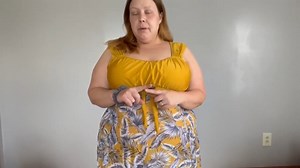 Watch Plus Size Tankini Swimsuit Two Piece Bathing Suit on Amazon Live