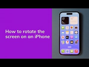 How To Rotate an iPhone Screen