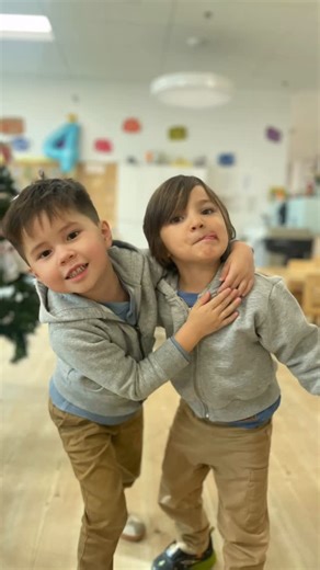 Marco Polo Children’s School on Instagram: "👯‍♀️✨ Twin Day Fun! ✨👯‍♂️ Spirit Holiday Week just got even sweeter with Twin Day! From matching outfits to big smiles, our children loved celebrating together and showing off their special connections with friends. Days like today build a sense of belonging, friendship, and community, while letting each child’s personality shine. We loved seeing the joy, laughter, and teamwork all around our school. 💫💙 #SpiritWeek #TwinDay #SchoolCommunity #Little